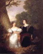 Portrait of the Artist-s Wife and her sister